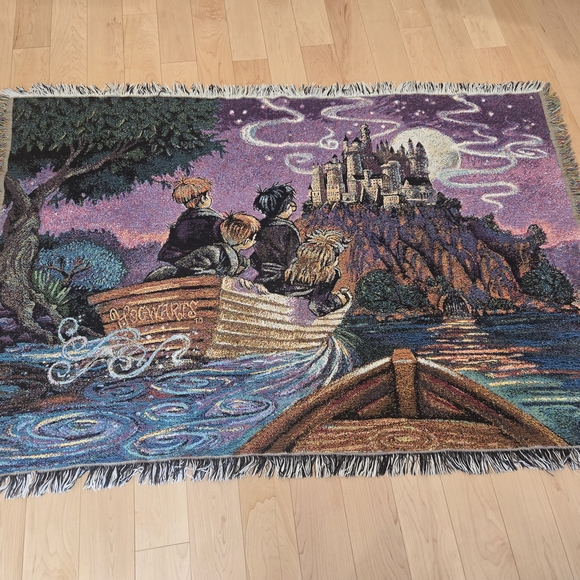 Other - Vintage Harry Potter Tapestry/Throw with Purple and Blue Hues